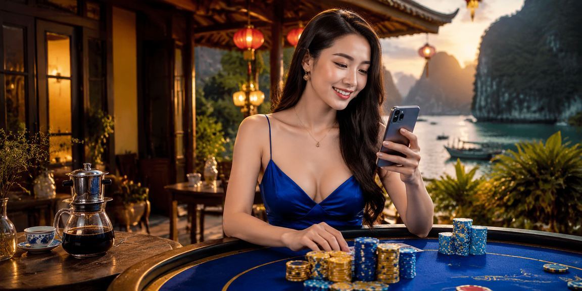 Người dùng Ninh Bình kiểm tra ưu đãi cashback và tỷ lệ kèo thể thao tại quán cà phê